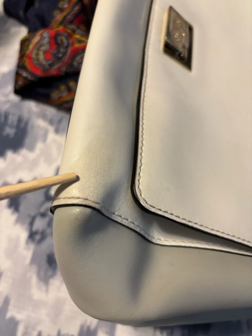 Kate Spade Large Laurel Magnolia Trapeze Satchel - Picture 9 of 16